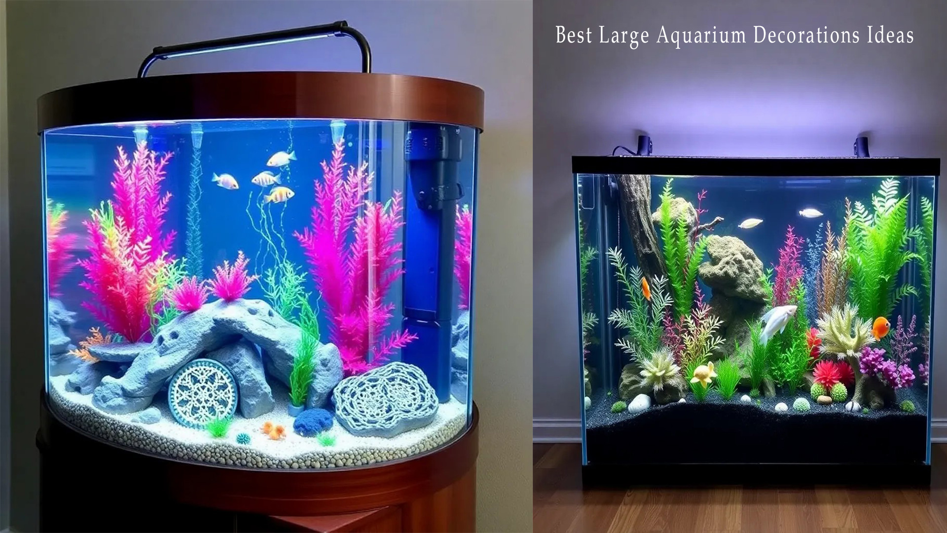 Best Large Aquarium Decorations Ideas